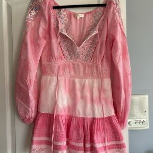 Love Shack Fancy pink dress